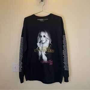 Carrie Underwood Cry Pretty Tour 360 Long Sleeve Concert Tee‎